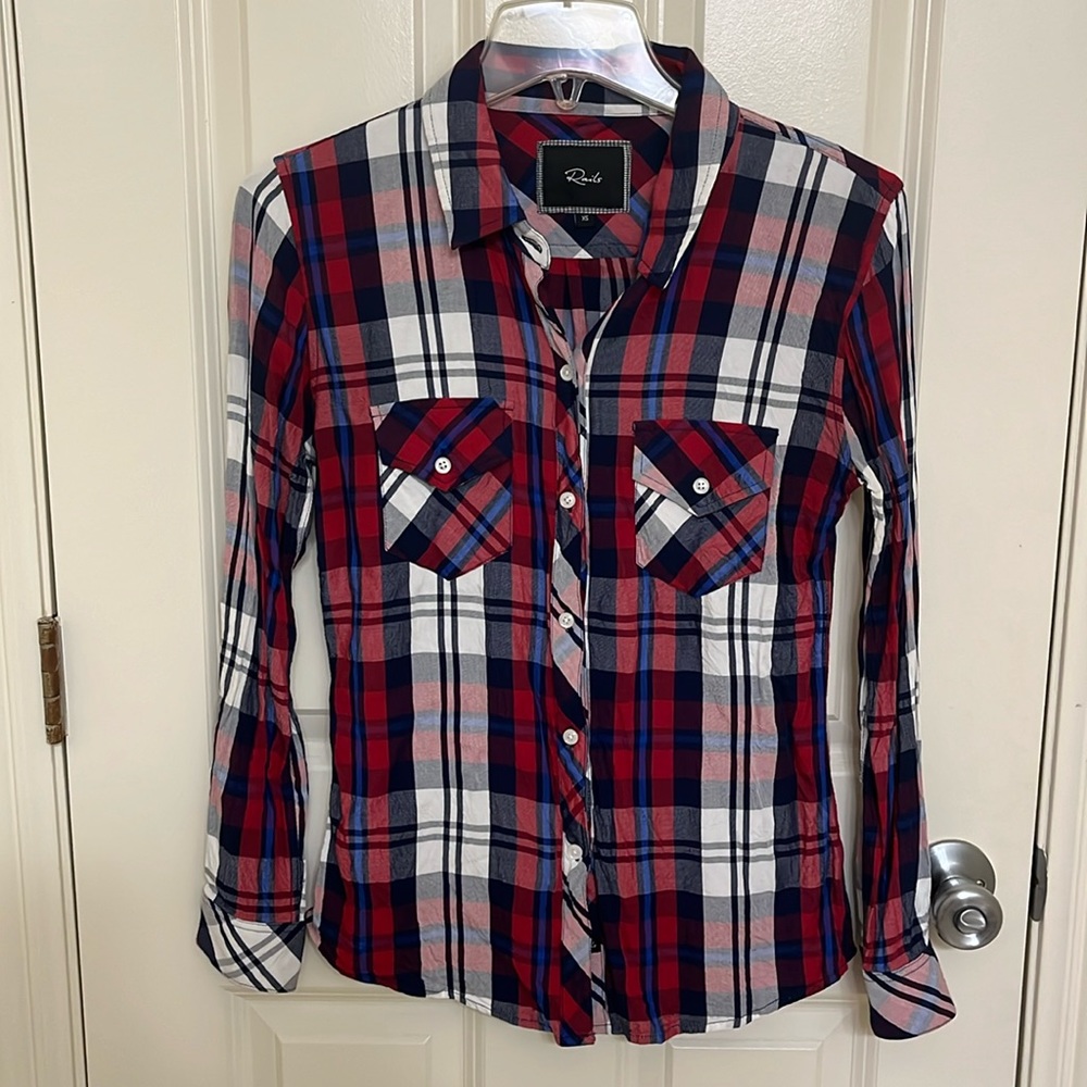 Rails button down shirt
